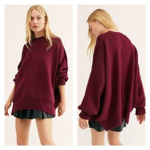 Free People Easy Street Tunic Pullover Sweater